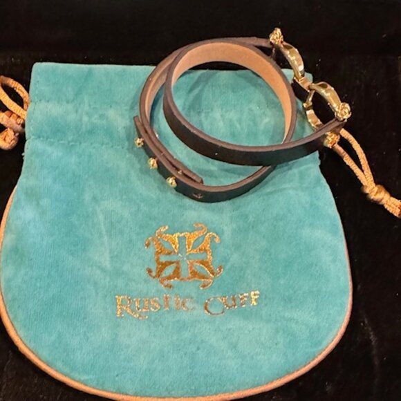 Rustic Cuff Double Wrap bracelet - Picture 2 of 3